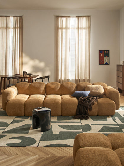 Westwing Sofá Modular De Borreguillo Bouclé Tayla (4 Plazas)