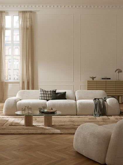 Westwing Sofá Modular De Borreguillo Bouclé Wolke (4 Plazas)