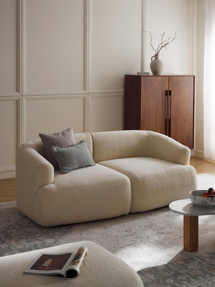 Westwing Sofá Modular De Borreguillo Sofia (2 Plazas)