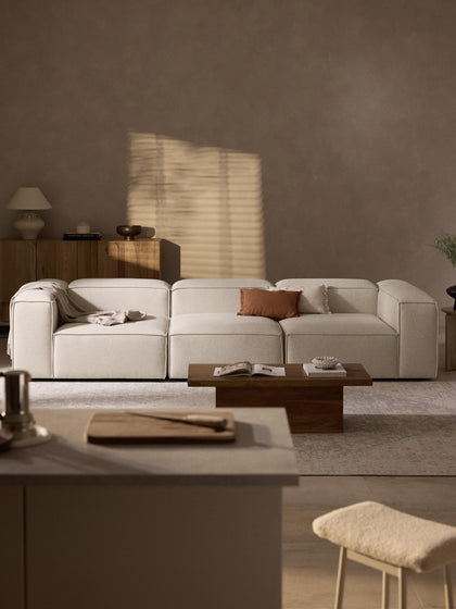 Westwing Sofá Modular De Mezcla De Lino Lennon (4 Plazas)