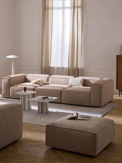 Westwing Sofá Modular De Mezcla De Lino Lennon (4 Plazas)