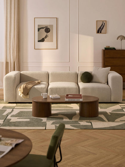 Westwing Sofá Modular En Tejido Bouclé Lena (4 plazas)