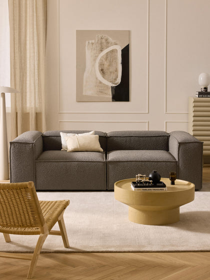 Westwing Sofá Modular En Tejido Bouclé Lennon (3 Plazas)