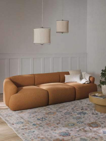 Westwing Sofá Modular En Tejido Bouclé Sofia (3 Plazas)