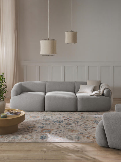 Westwing Sofá Modular En Tejido Bouclé Sofia (3 Plazas)