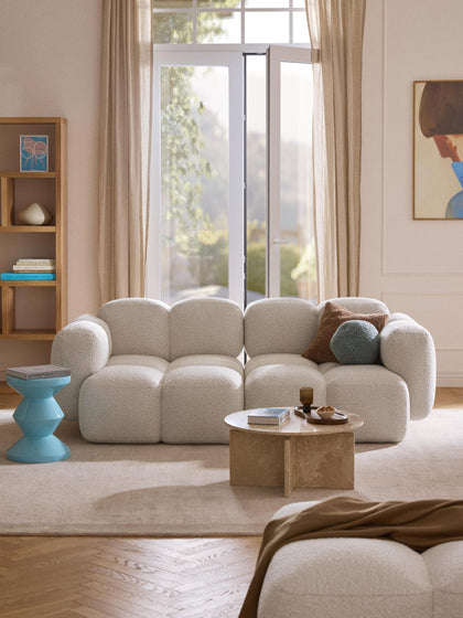 Westwing Sofá Modular En Tejido Bouclé Tayla (3 Plazas)