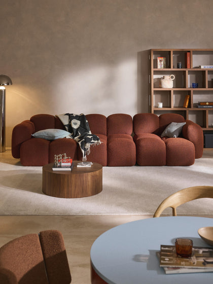 Westwing Sofá Modular En Tejido Bouclé Tayla (4 Plazas)