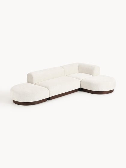 Westwing Sofá Rinconera De Borreguillo Bouclé Natalie