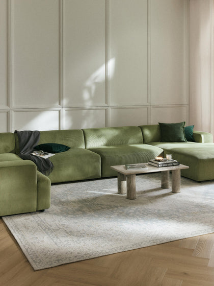 Westwing Sofá Rinconera Longue Grande De Pana Melva