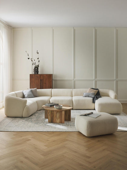 Westwing Sofá Rinconera Modular De Borreguillo Sofia