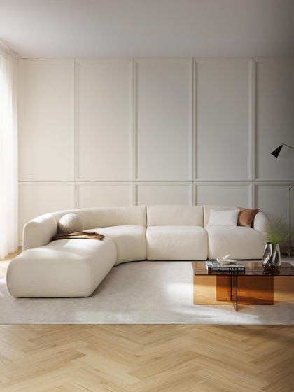 Westwing Sofá Rinconera Modular De Borreguillo Sofia (4 plazas)