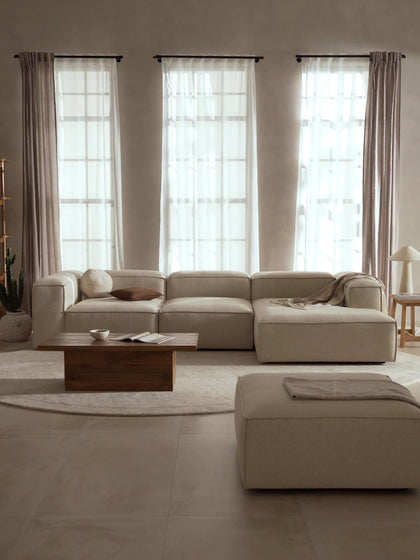 Westwing Sofá Rinconera Modular De Mezcla De Lino Lennon