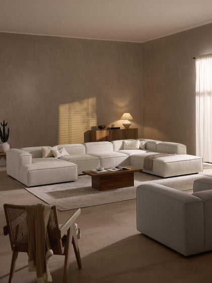 Westwing Sofá Rinconera Modular De Mezcla De Lino Lennon