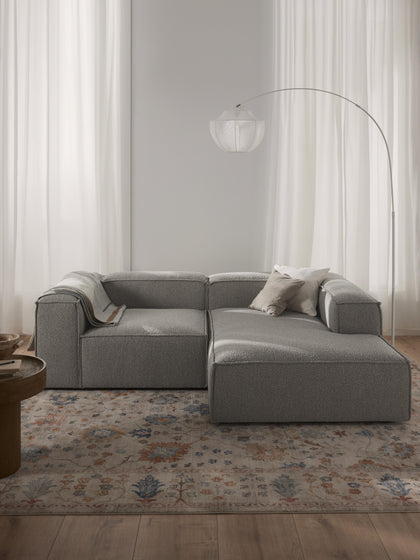 Westwing Sofá Rinconera Modular En Tejido Bouclé Lennon