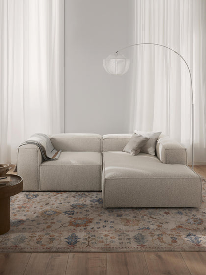 Westwing Sofá Rinconera Modular En Tejido Bouclé Lennon