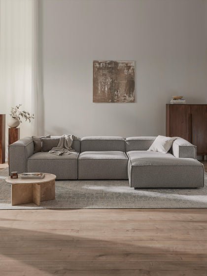 Westwing Sofá Rinconera Modular En Tejido Bouclé Lennon