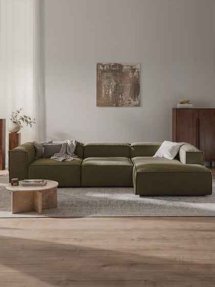 Westwing Sofá Rinconera Modular En Tejido Bouclé Lennon