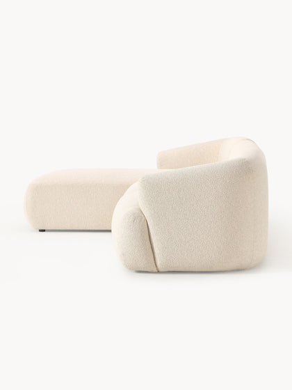 Westwing Sofá Rinconera Modular En Tejido Bouclé Sofia (3 Plazas)