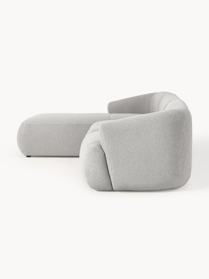 Westwing Sofá Rinconera Modular En Tejido Bouclé Sofia (3 Plazas)