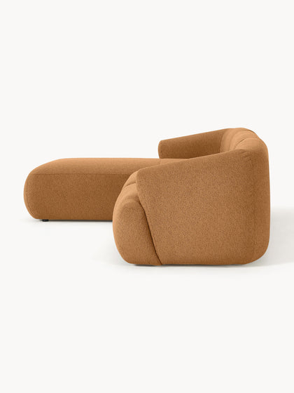 Westwing Sofá Rinconera Modular En Tejido Bouclé Sofia (3 Plazas)