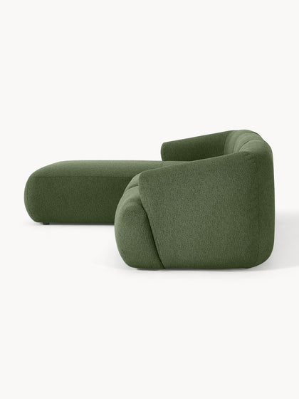 Westwing Sofá Rinconera Modular En Tejido Bouclé Sofia (3 Plazas)