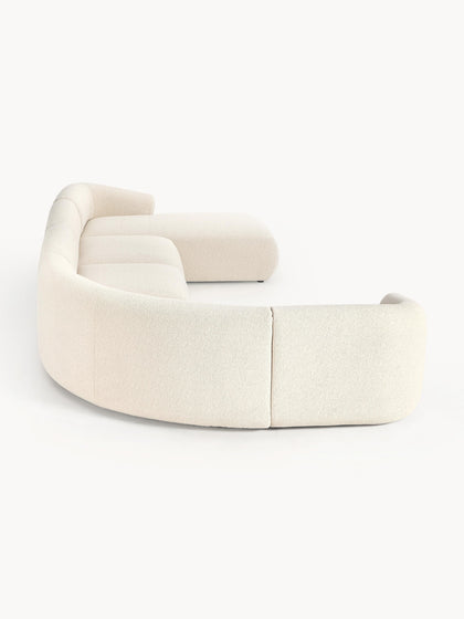 Westwing Sofá Rinconera Modular En Tejido Bouclé Sofia