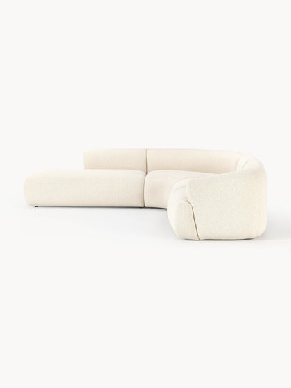 Westwing Sofá Rinconera Modular En Tejido Bouclé Sofia (4 Plazas)