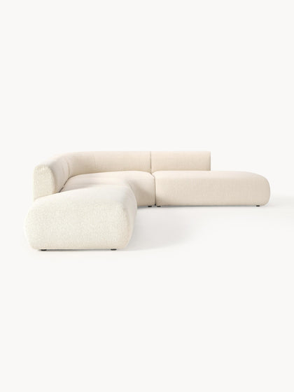 Westwing Sofá Rinconera Modular En Tejido Bouclé Sofia (4 Plazas)