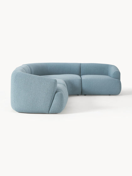 Westwing Sofá Rinconera Modular En Tejido Bouclé Sofia (4 Plazas)