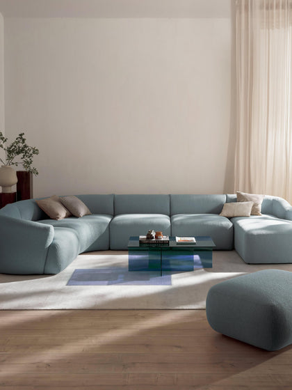 Westwing Sofá Rinconera Modular En Tejido Bouclé Sofia