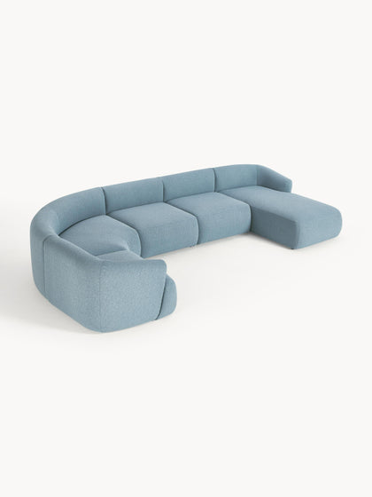 Westwing Sofá Rinconera Modular En Tejido Bouclé Sofia