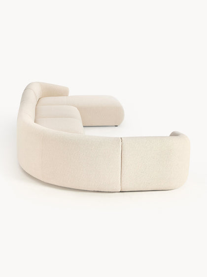 Westwing Sofá Rinconera Modular En Tejido Bouclé Sofia