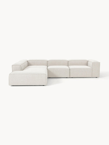 Westwing Sofá Rinconera Modular Grande En Tejido Bouclé Lennon