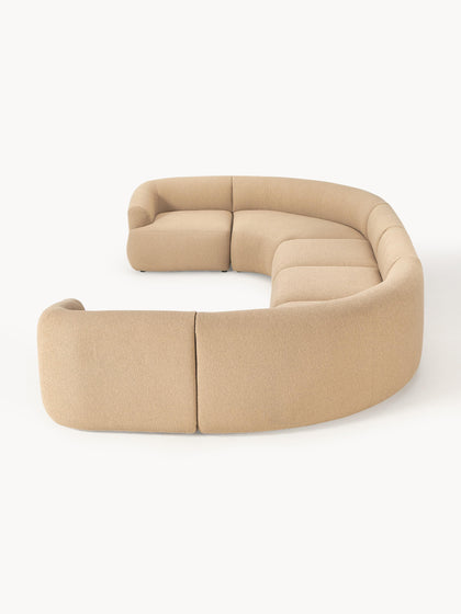 Westwing Sofá Rinconera Modular Grande En Tejido Bouclé Sofia