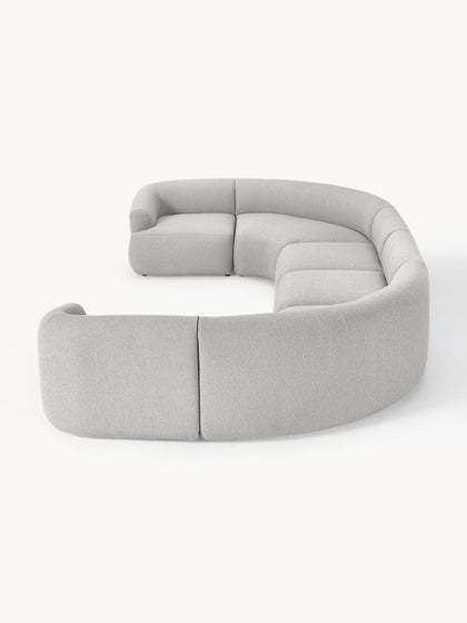 Westwing Sofá Rinconera Modular Grande En Tejido Bouclé Sofia