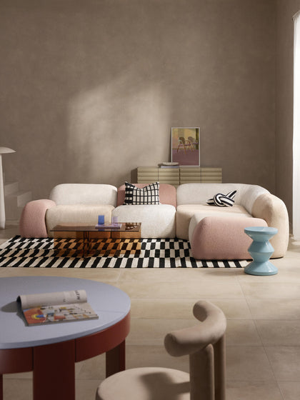 Westwing Sofá Rinconera Modular Wolke Furiosalone Edition (4 Plazas)