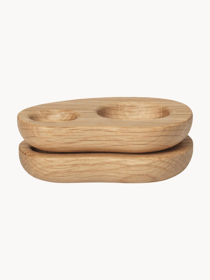 Westwing Soportes De Huevo De Madera De Roble Cairn 2 Uds