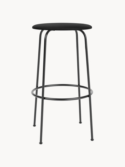 Westwing Taburete Alto De Cuero Con Estructura De Metal Afteroom