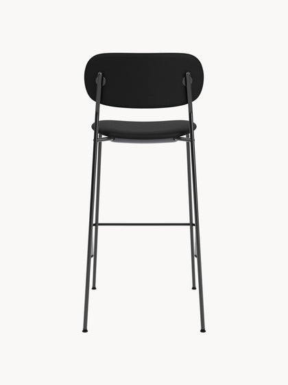 Westwing Taburete Alto De Cuero Con Estructura De Metal Co