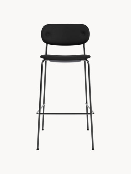 Westwing Taburete Alto De Cuero Con Estructura De Metal Co