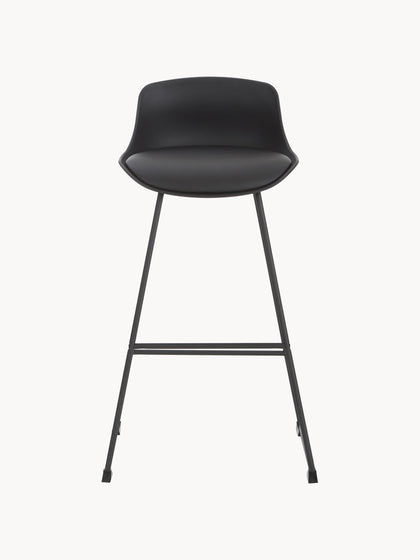 Westwing Taburete Alto De Cuero Sintético Tina 2 uds