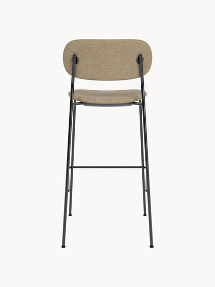 Westwing Taburete Alto En Tejido Bouclé Con Estructura De Metal Co