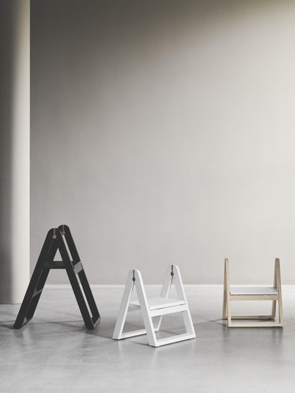 Westwing Taburete Plegable De Madera De Fresno Reech