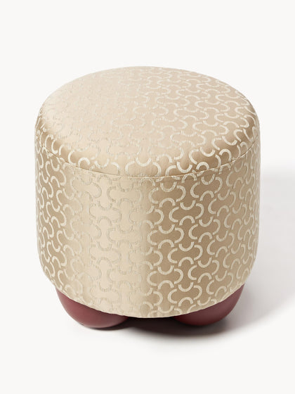 Westwing Taburete Tapizado De Diseño DEDAR Milano X Westwing Lino