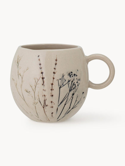 Westwing Tazas artesanales con esmalte craquelé Bea 2 uds