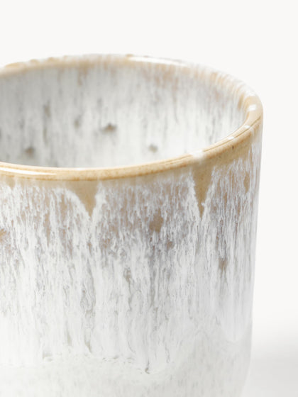 Westwing Tazas Artesanales Con Esmalte Reactivo Danza 4 Uds