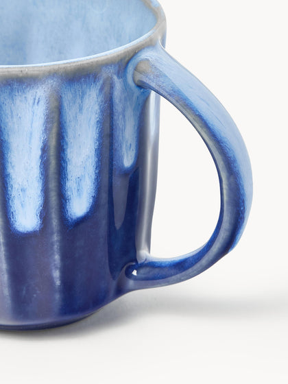 Westwing Tazas Artesanales Con Esmalte Reactivo Vinci 4 Uds