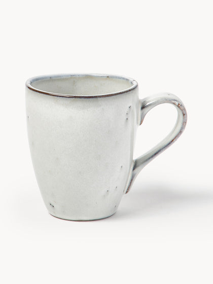 Westwing Tazas artesanales Nordic Sand 250 ml 6 uds