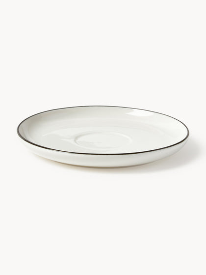 Westwing Tazas Con Platitos De Porcelana Facile 2 uds