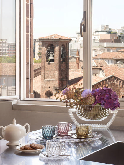 Westwing Tazas De Café Con Platitos Con Relieves Jellies 4 uds
